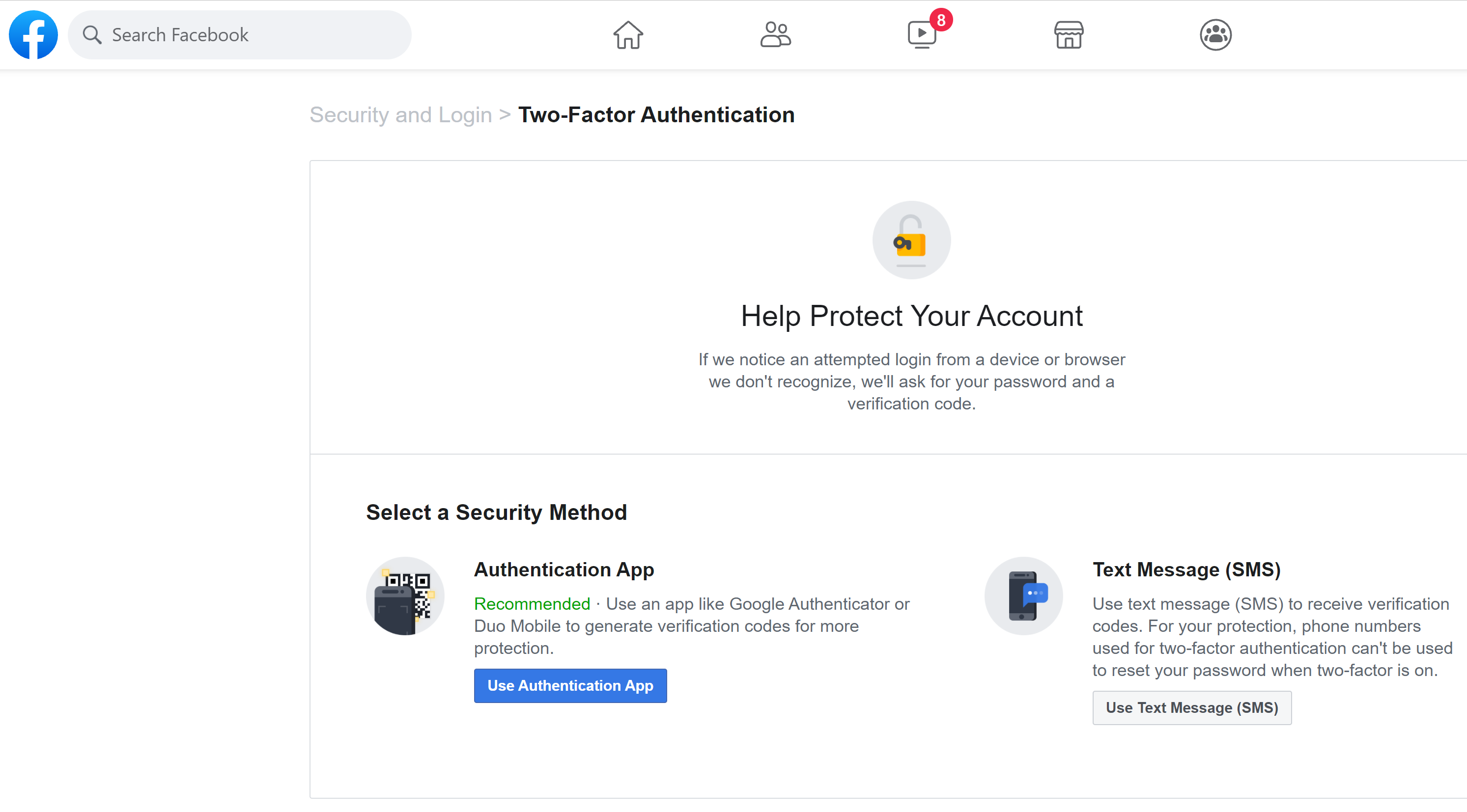 how to use google authenticator for facebook's two-step authentication