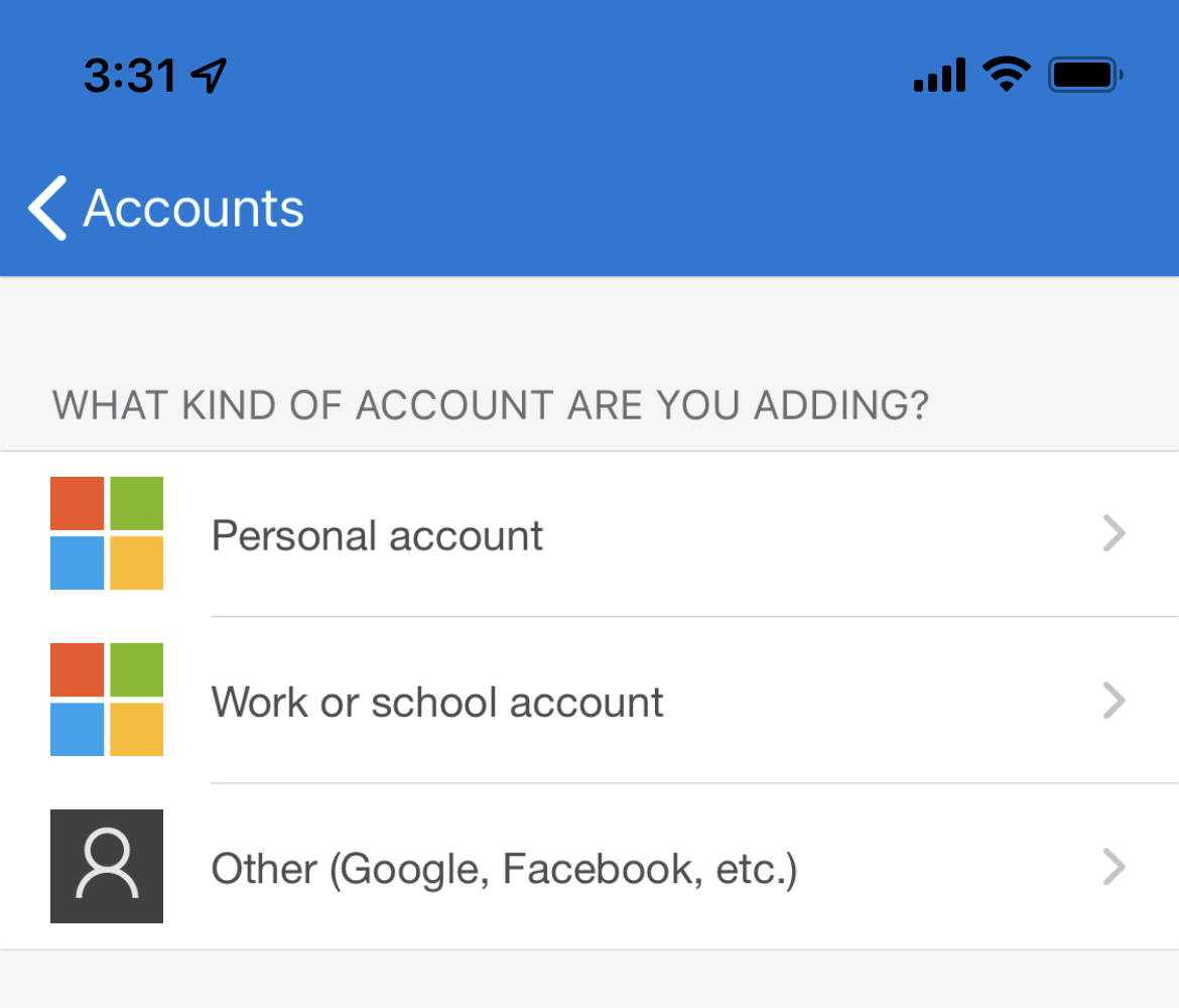 add account to authenticator app microsoft