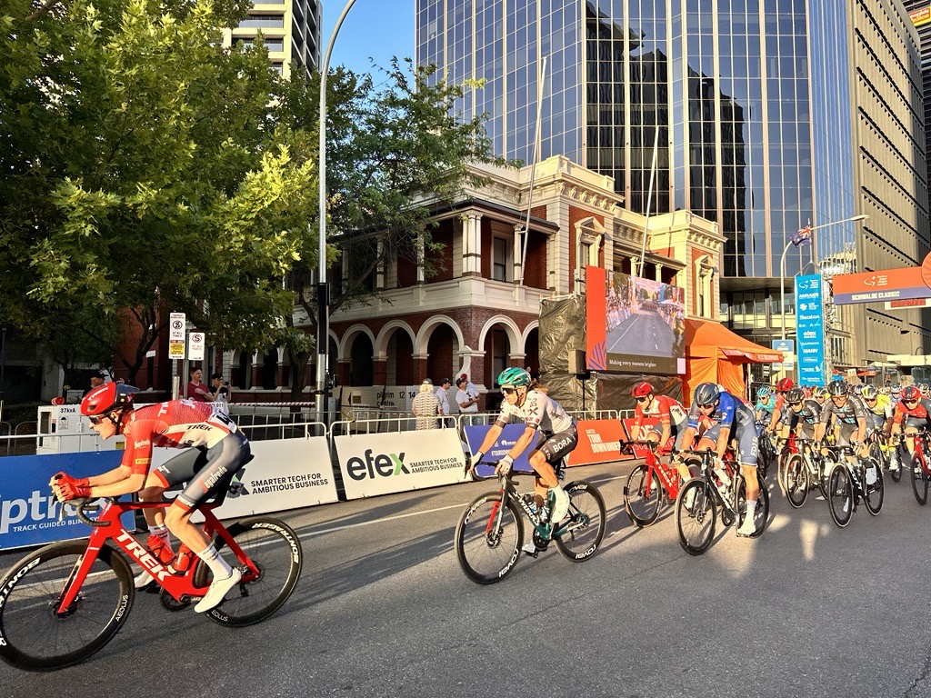 Wheels are in motion for our technology partnership with Santos Tour Down Under