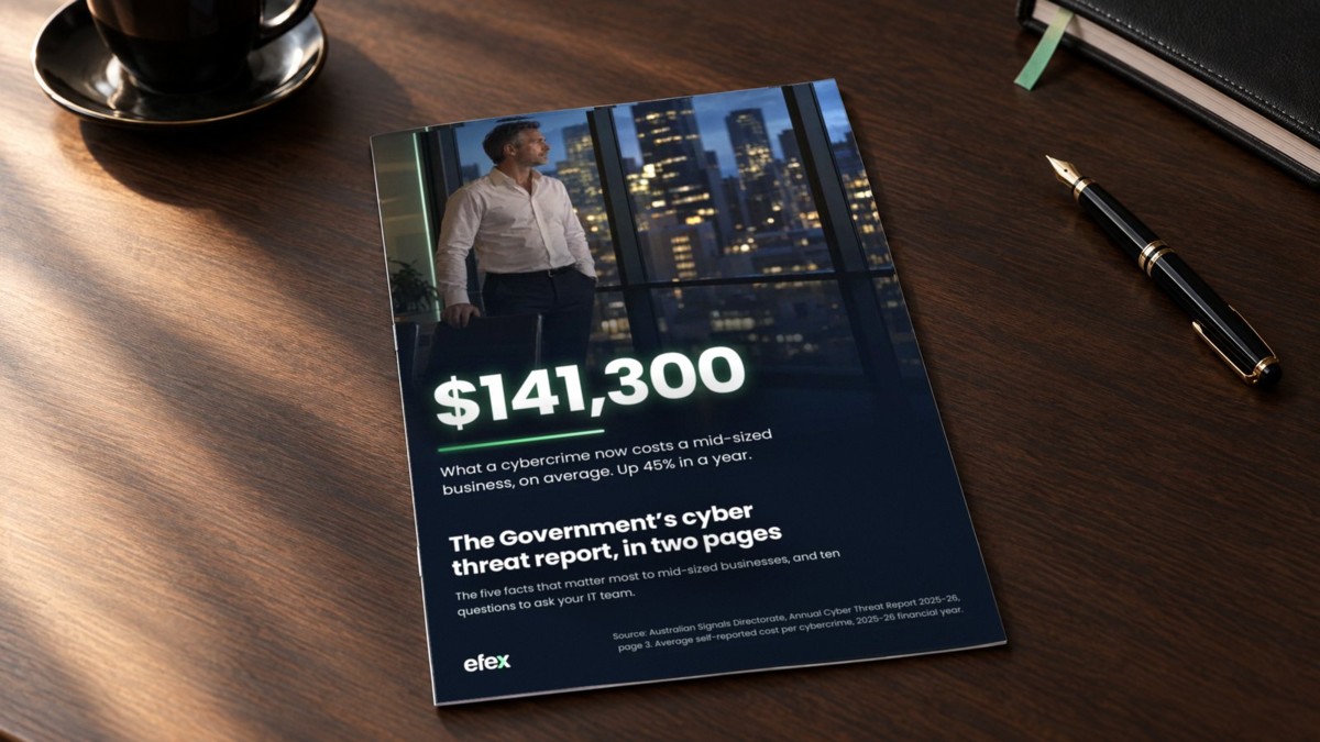 Free download: the Government's cyber threat report, in two pages